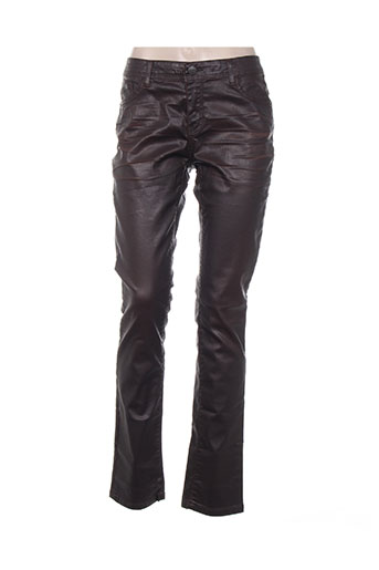 chipie pantalons femme de couleur marron