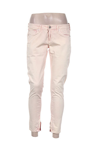 pepe jeans pantalons femme de couleur rose