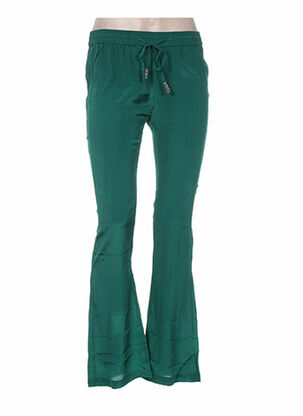 Pantalon droit vert MINE DE RIEN pour femme