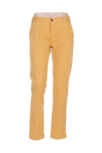 ddp pantalons femme de couleur jaune