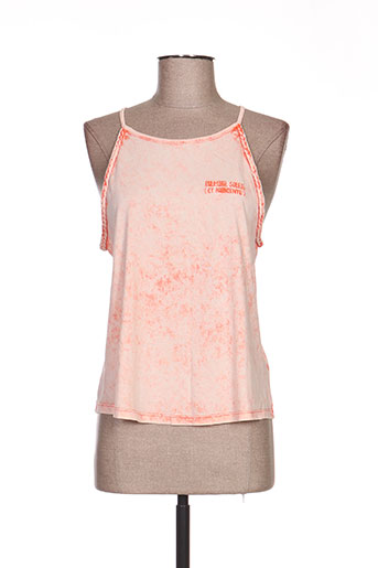 teddy smith chemises fille de couleur orange