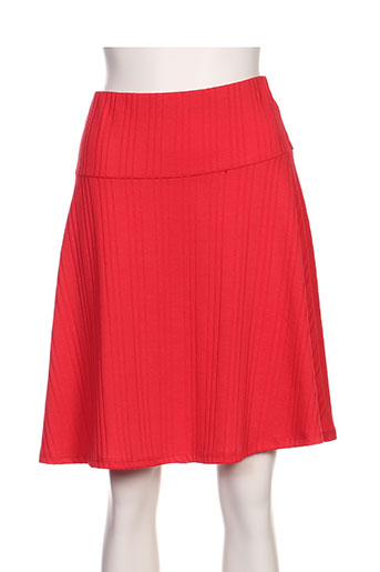 surkana jupes femme de couleur rouge