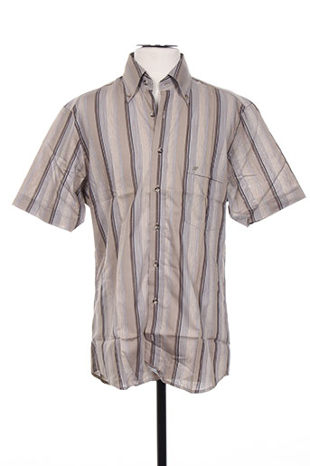 jean chatel chemises homme de couleur beige