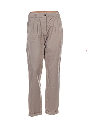 gerard darel pantalons femme de couleur beige