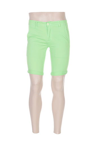 leeyo jeans shorts / bermudas homme de couleur vert