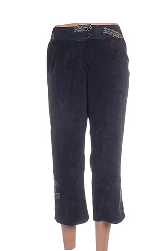 jean delfin pantacourts femme de couleur gris