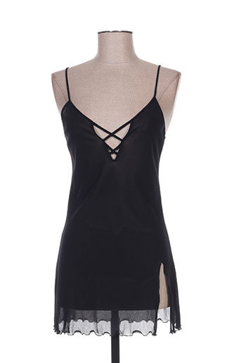 lingerie elizabeth nuit femme de couleur noir