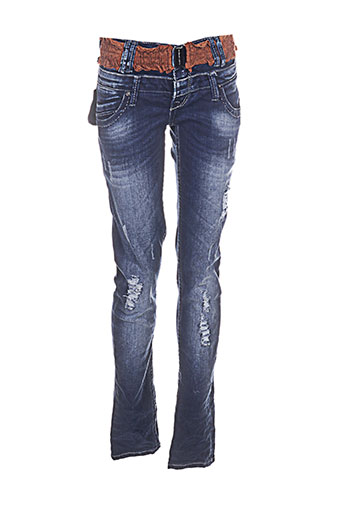 simply chic jeans femme de couleur bleu