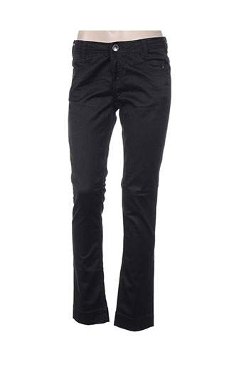 funaki pantalons femme de couleur noir