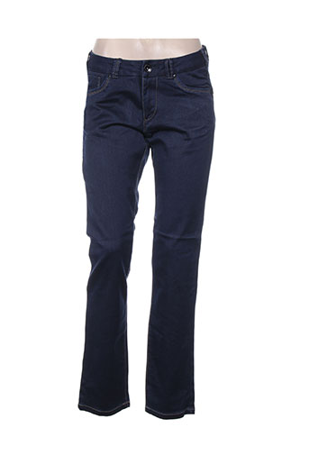 funaki jeans femme de couleur bleu