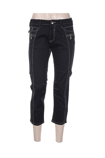 funaki pantacourts femme de couleur noir