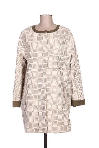 trench EFFI_CHAR_1 coat manteaux femme de couleur beige