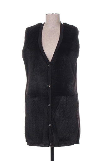 maxmara gilets femme de couleur marron
