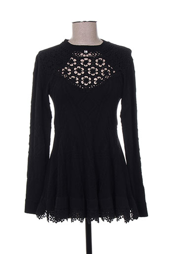 high chemises femme de couleur noir