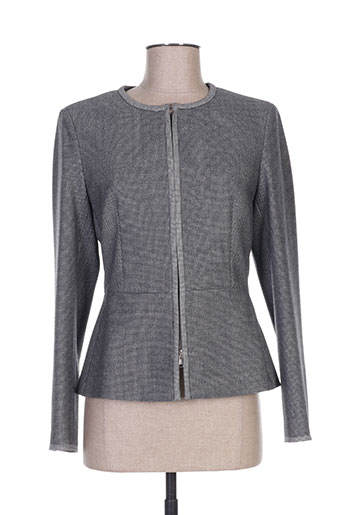 maxmara vestes femme de couleur gris