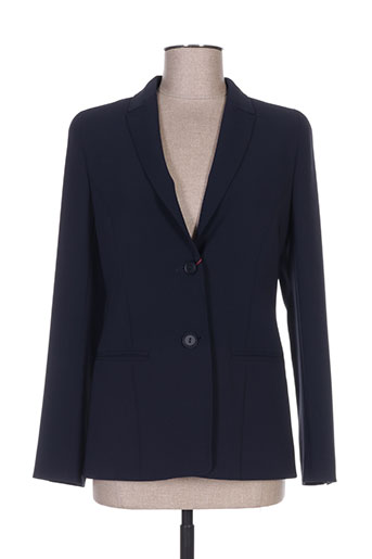 maxmara vestes femme de couleur bleu