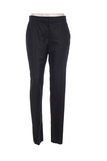 maxmara pantalons femme de couleur noir