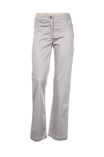 maxmara pantalons femme de couleur gris
