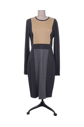 maxmara robes femme de couleur gris