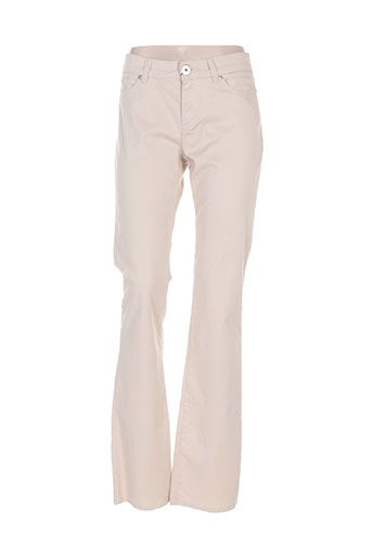 maxmara pantalons femme de couleur beige