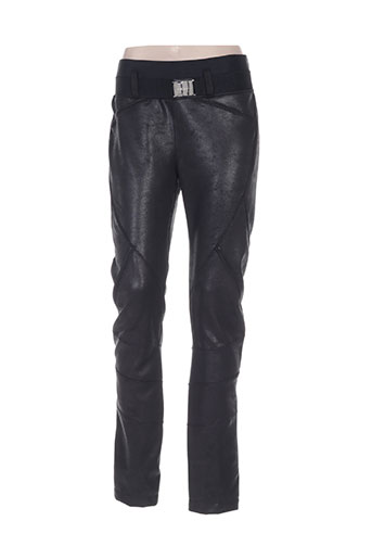 high pantalons femme de couleur noir