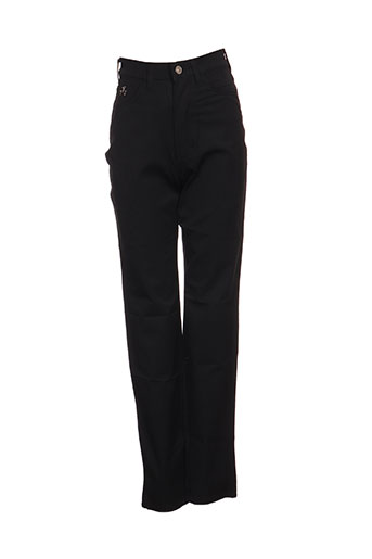 trussardi jeans pantalons femme de couleur noir