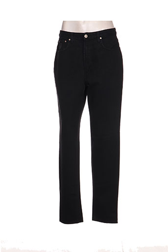 trussardi jeans pantalons femme de couleur noir