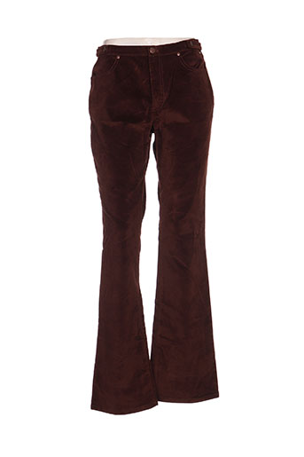 kenzo pantalons femme de couleur marron