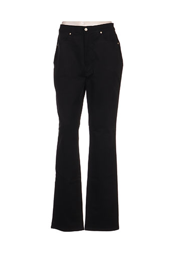 trussardi jeans pantalons femme de couleur noir
