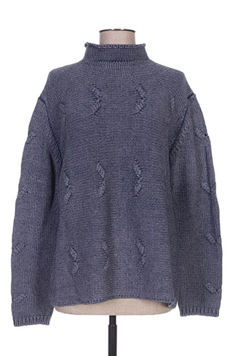 trussardi jeans pulls femme de couleur bleu