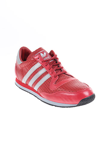 adidas chaussures homme de couleur rouge