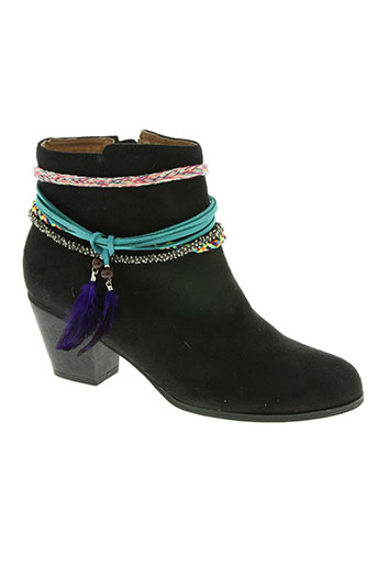 chocolate schubar chaussures femme de couleur noir