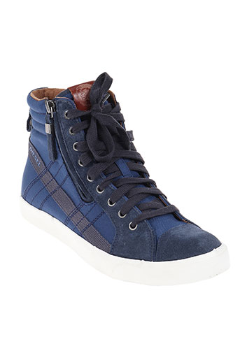 diesel chaussures homme de couleur bleu
