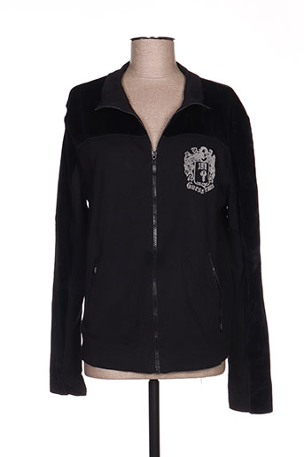 guess jeans vestes femme de couleur noir