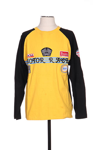 rivaldi t-shirts homme de couleur jaune