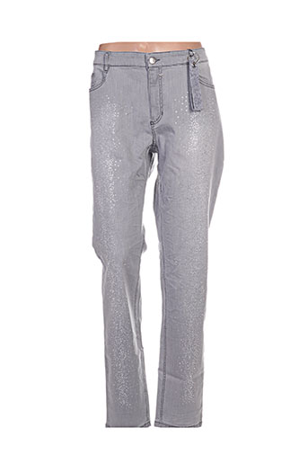 glücksmoment jeans femme de couleur gris