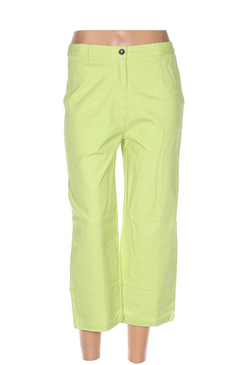 terre de marins pantalons femme de couleur vert