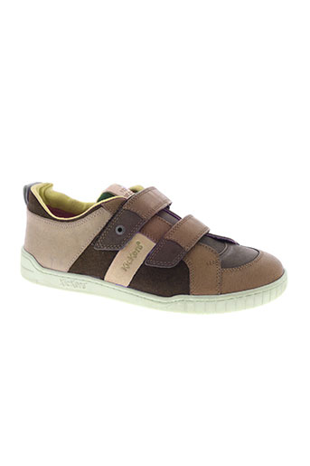 kickers chaussures garçon de couleur marron