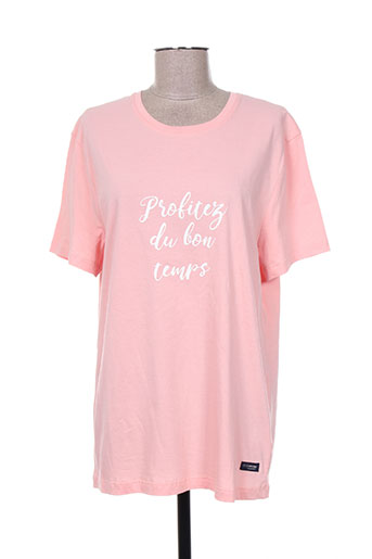 la gentle factory t-shirts femme de couleur rose