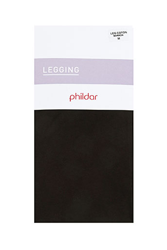 phildar pantalons femme de couleur marron
