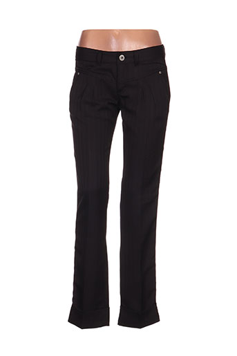 ddp pantalons femme de couleur noir