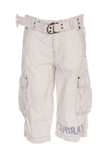 kaporal pantacourts garçon de couleur beige