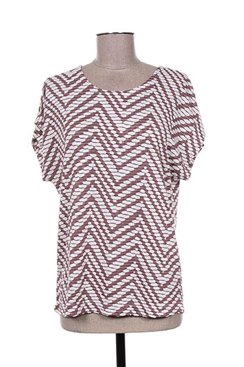 jensen t-shirts femme de couleur marron
