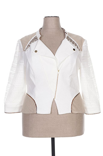 leslie vestes femme de couleur beige