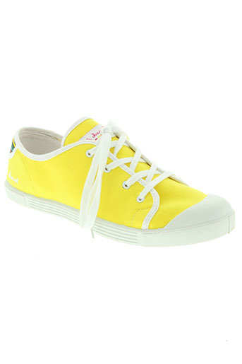 little marcel chaussures femme de couleur jaune