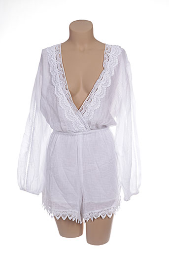 seafolly combinaisons femme de couleur blanc