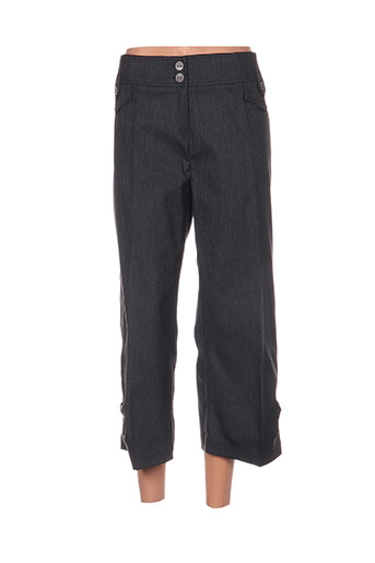 3322 pantacourts femme de couleur gris
