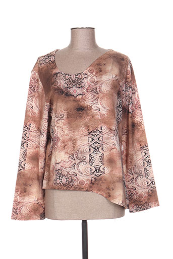 rosa rosam t-shirts femme de couleur marron
