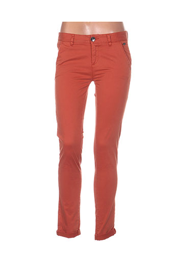 ddp pantalons femme de couleur marron