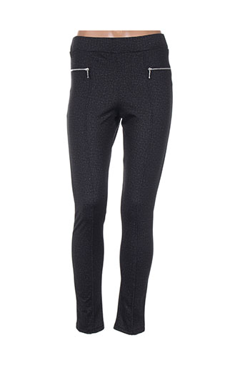 kalisson pantalons femme de couleur noir